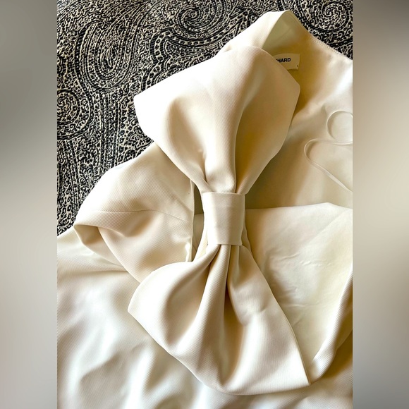 Amanda Uprichard  Bow One-Shoulder Top Size Smal - Picture 4 of 6